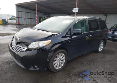 2016 Toyota Sienna Xle 7 Passenger from USA, damaged, VIN 5TDDK3DC7GS131211